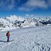 Die höchste jemals in der Schweiz durchgeführte Gletscher-Massenbilanz-Messungen - wenig spektakulär: 0 cm Schnee... (Foto: R.M.)