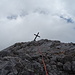 Die letzte Seillänge zum Gipfel des Niederen Dachstein