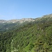 Blick auf die Haute Chaîne du Jura bei der Anfahrt zum Col de la Faucille