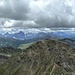 Blick von der Riepenspitze in die Dolomiten