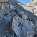 Auf dem Weg zum Einstieg des Klettersteigs auf die Furcia Rossa III