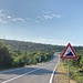 ab Campingplatz geht's sportlich bergwärts, die Steigungen liegen zwischen 8 bis 10%
