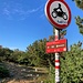 ...auch Motorräder sind auf dem Wanderweg nicht gestattet...