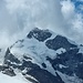 Nur kurz lüftet sich der Nebel an der Bernina mit dem Bianco-Grat