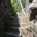 Zugang zur Bastion Pulverturm oberhalb vom zámek Hrubá Skála