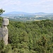Blick zum Ještěd, höchster Punkt des Ještědsko-kozákovský hřbet