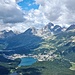 St. Moritz und Piz Julier vom Schafberg  2647m 