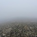 Abstieg vom Nornspitz, weglos und im Nebel