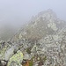 Abstieg vom Peachenspitz – teilweise knifflig wegen der Nässe und den rutschigen Steinen<br />
