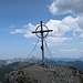 Das Gipfelkreuz der Leilachspitze ist erreicht.