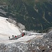 Blick auf die Steilstufe am Lombardi Biwak