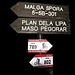 Kurz nach 4 Uhr geht es los - bereits am Vivaio Forestale Cadin ist die Malga Spora beschildert.