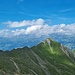 Der grasige Grat zum Piz Riein, gesehen vom Oberhorn