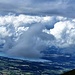 Kurz vor dem Widderfeld Gipfel nahmen die Wolken wieder zu