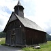 Die Kirche , erbaut 1718, alles aus Lärchenholz