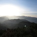 ..... erlebe ich den Sonnenaufgang über den Bergen der Carega-Gruppe.