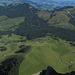 la mirada al terreno suave del "Appenzellerland"