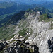 qué cordillera tan espectacular, en un segundo plano el suave valle del Obertoggenburg