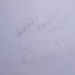 La firma di Reinhold Messner del 1983, fatta a matita