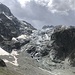 von hier hat man einen guten Blick auf den Nahen Bas Glacier d'Arolla
