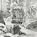 Brücke über den Averser Rhein von Jan Hackaert, 1655. Seit Jahrhunderten unternahmen Künstler und Forscher regelrechte Eroberungszüge ins Avers. Der erste war der niederländische Maler Jan Hackaert (1628 - ca. 1685). Ihm folgte der Schweizer Gebirgsforscher und Geologe Hans Conrad Escher von der Linth (1767 - 1823), später der Alpenbotaniker Carl Schroeter (1855 - 1939).