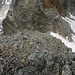 Blick auf die Fuorcletta dal Vadret 3131 m und den oberen Teil des Nordgrates vom Vadret Pitschen