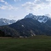 Kurz vor dem Ziel hat man nochmals schöne Blicke in die Julischen Alpen.