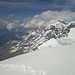 Links fällt die Jungfrau an die 3000hm ab, mehr als die Monte Rosa-Ostwand!