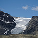 Blick auf die Gletscher Jotunheimens.
