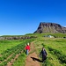 Strahlender Sonnenschein in Gásadalur