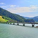 Die Brücke über den Sihlsee bei Euthal.