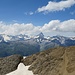 Zoomaufnahme zu den Berner Alpen