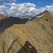 Blick vom Ober Rappehorn über den noch vor mir liegenden Grat zum Turbhorn