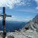 Gipfelkreuz Hochzint mit einem Teil der Birnhorn Südwand