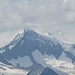 Das wolkenverhangene Aletschorn im Zoom