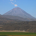 Tag 2 (21.7.):<br /><br />Der kleine Ararat Küçük Ağrı Dağı (3896m) vor ausgedehnten Lavafeldern.