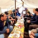 Tag 5 (24.7.):<br /><br />Nach der Ankunft und Zeltzuweisung hatten wir zusammen mit der armenischen Gruppe einen leckeren Imbiss und bekamen dazu warme Getränke. Die Tour auf den Ararat war einfach bestens organisiert!