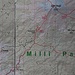 Wanderkarte vom Büyük Ağrı Dağı (Ararat; 5137m) mit möglichen Routen, die aber allesamt nur organisiert mit Bergführer und gültigem Permit begangen werden dürfen.