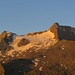 Zoomaufname vom Lagginbiwak zum Tossenhorn mit dem zu überschreitenden Gletscher 
