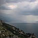 überm Biokovo braut sich was zusammen