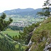 Blick nach Oberammergau vom Gratverlauf, im Hintergrund das Hörnl Massiv.