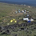 Campo base centrale a 3250 m
