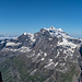 Le Pleureur (3.704 m): Blick zum Grand Combin