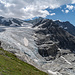 Der Glacier du Giétro mit Mont Blanc de Cheilon und La Ruinette