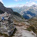 E finalmente eccoci ai 2354 m del Colle della Mologna Grande e di lì si scende in Val d’Aosta (Gaby).