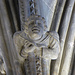 Die meisten Kapitelle sind mit Figuren versehen