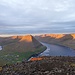 Blick hinab nach Viðareiði
