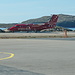 der Flieger kommt, der uns zurück nach Kangerlussuaq bringt