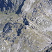 Sicht vom Fil de Dragiva in den Ganankessel runter (Rifugio Ganan in der Bildmitte)