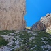 Aufstieg zum Col dala Creusc - es ist steiler als es aussieht - oder es kommt mir nur so vor...